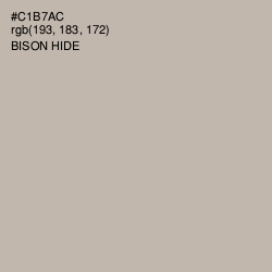 #C1B7AC - Bison Hide Color Image